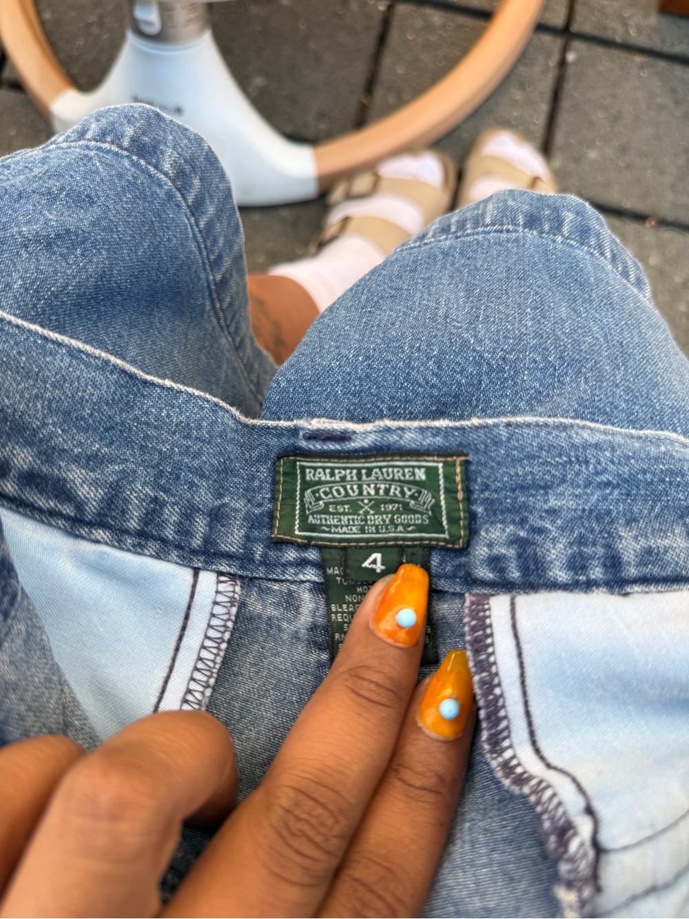 Ralph Lauren Women's Light Blue Denim Overalls